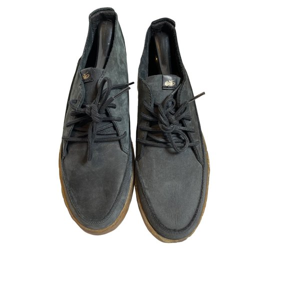 Nike 6.0 Rizal 454287-002 Low Black Leather Sneakers Crepe Sole Men’s Size 7.5 - Picture 2 of 7